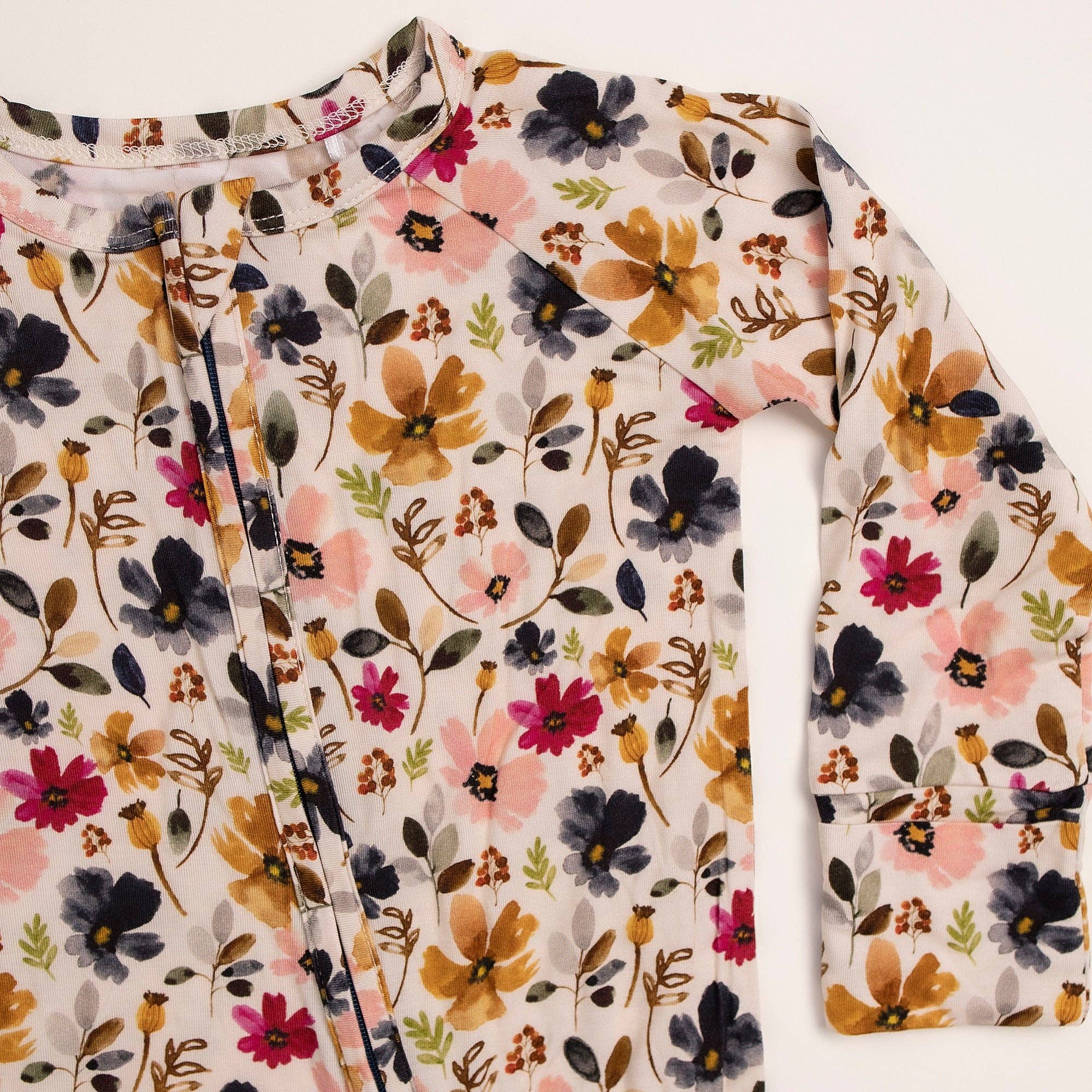 Watercolor Floral Bamboo Sleeper $34.00