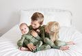 Kolton Bamboo Convertible Footie Pajamas | 3-Way Zipper Baby Sleeper