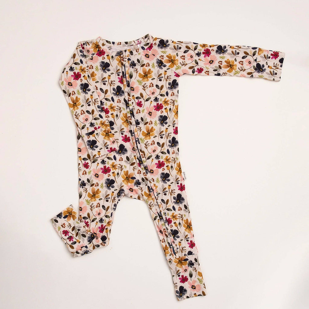 Watercolor Floral Bamboo Sleeper $34.00