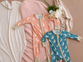 Lullaby Moon Bamboo Baby Sleeper | Two-Way Zipper Footie Pajamas by MaxSnugs