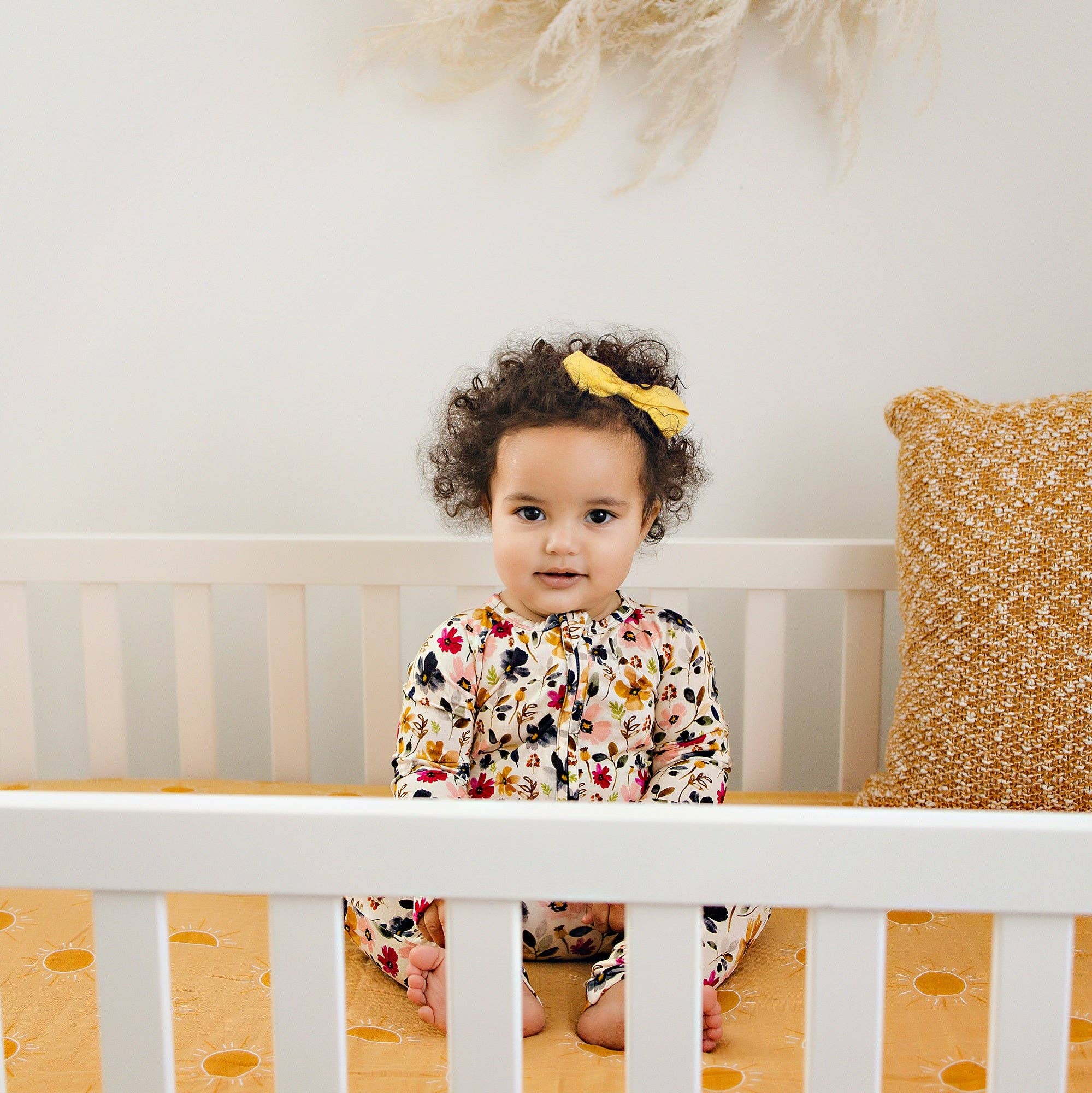 Watercolor Floral Bamboo Sleeper $34.00