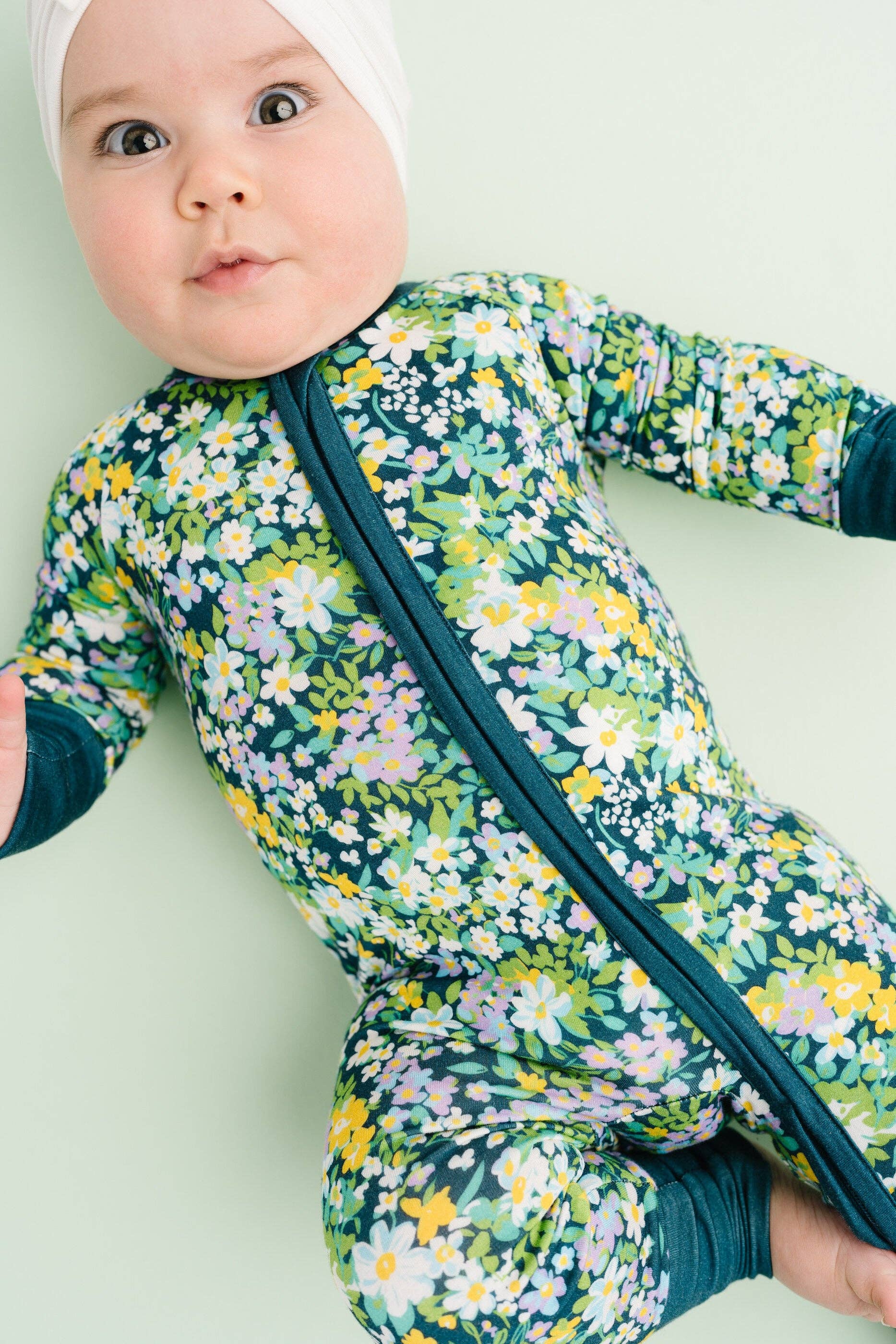 Breezy Floral Bamboo Sleeper $28.00