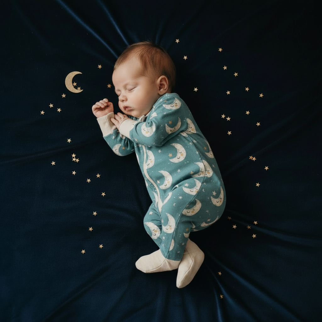 Lullaby Moon - Cream Footies